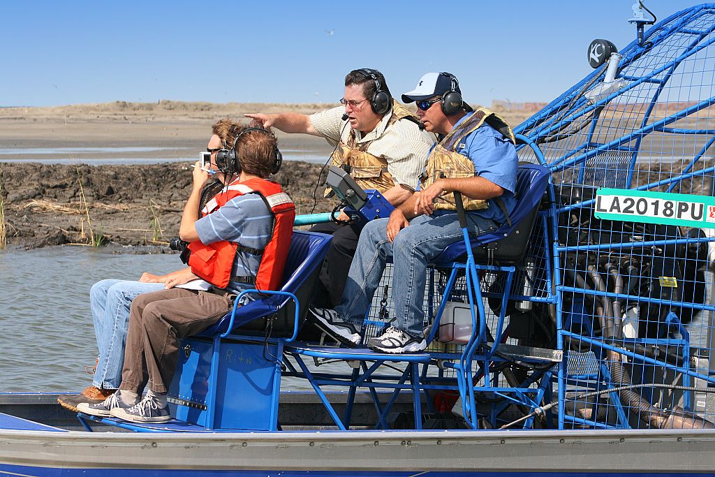 Billy on an Airboat Billy on an Airboat