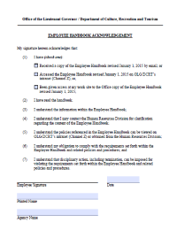 Acknowledgement Form